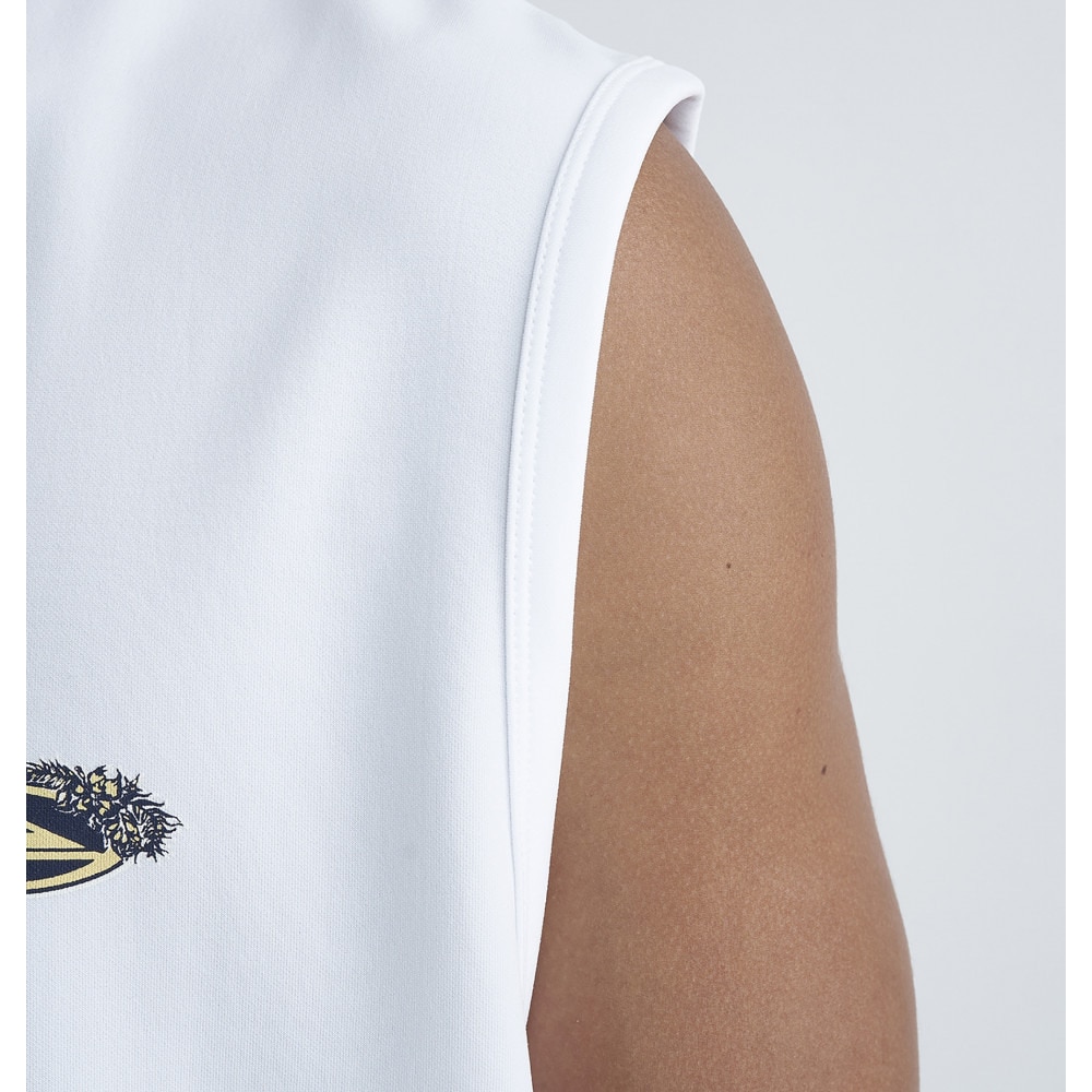 クイックシルバー（Quiksilver）（メンズ）ラッシュガード ノースリーブ 袖なし UVカット TC SNAP SL 24SP QLY241006 WHT