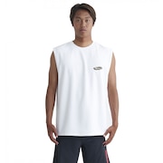 (メンズ)ラッシュガード ノースリーブ 袖なし UVカット TC SNAP SL 24SP QLY241006 WHT