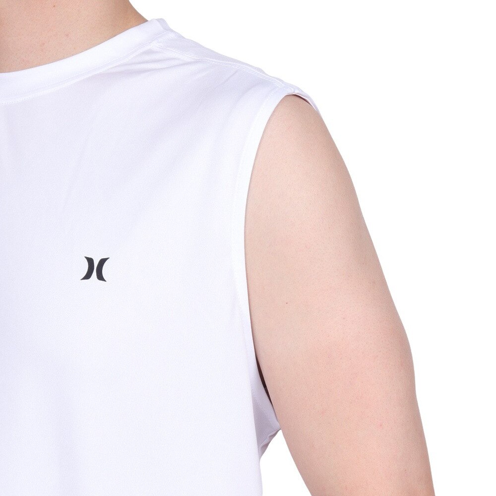ハーレー（HURLEY）（メンズ）ラッシュガード バックプリント ワンアンドオンリー タンクトップ 水陸両用 23S01MRG01-WHT