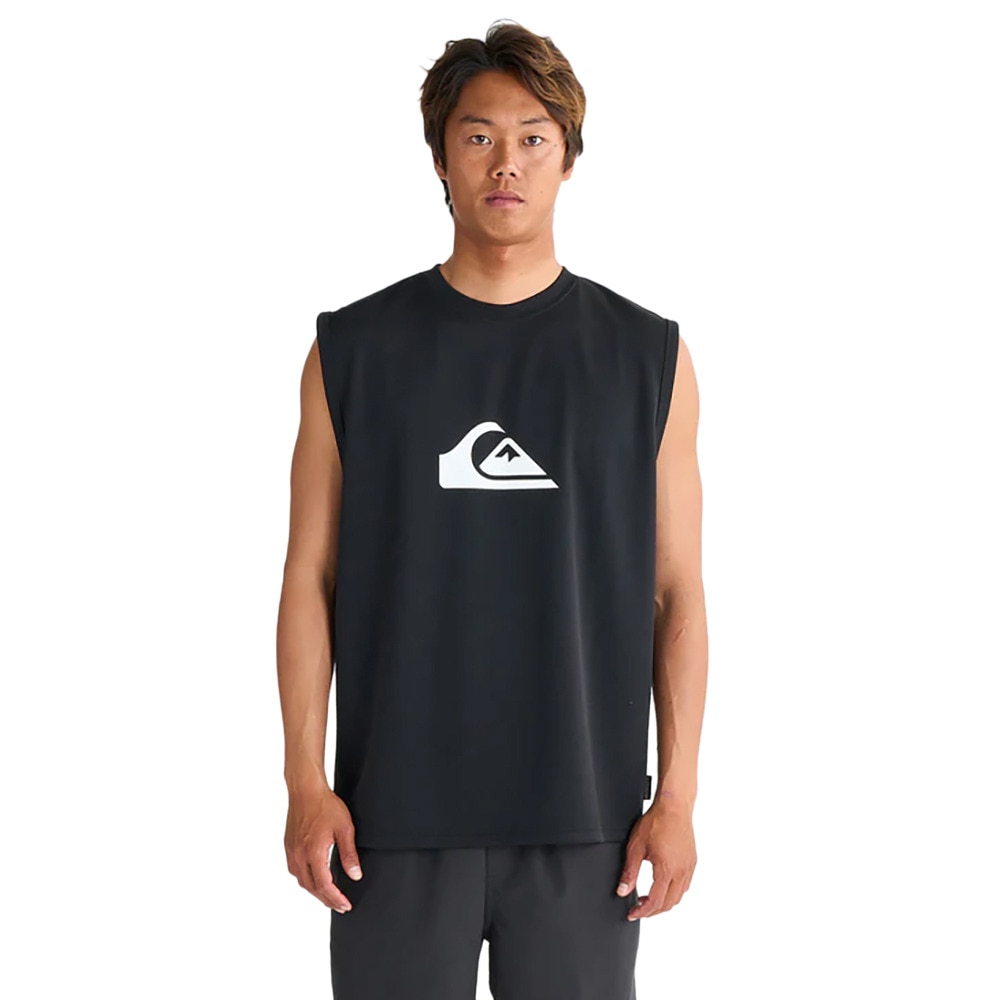クイックシルバー（Quiksilver）（メンズ）ラッシュガード COMP LOGO SLY サーフTシャツ ラッシュガード ノースリーブ タンクトップ 25SPQLY251020BLK