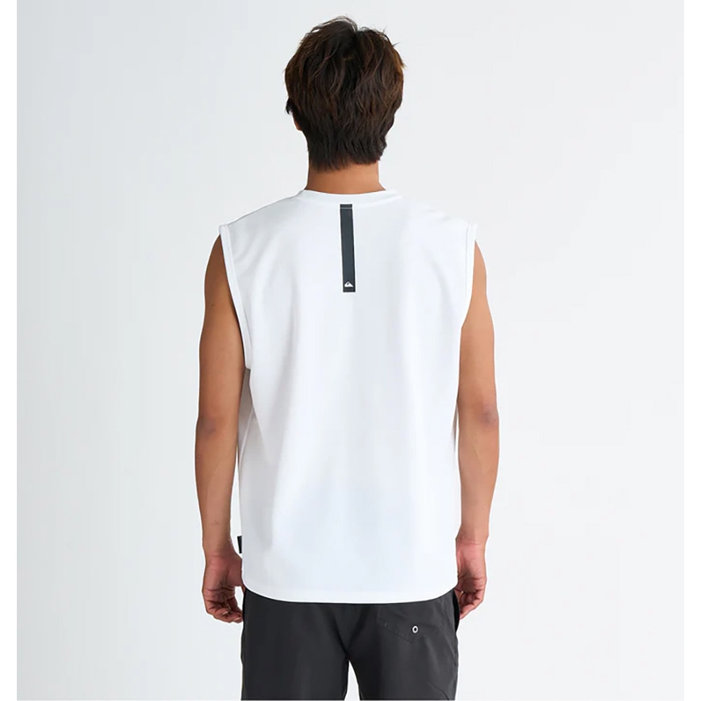 クイックシルバー（Quiksilver）（メンズ）ラッシュガード COMP LOGO SLY サーフTシャツ ラッシュガード ノースリーブ タンクトップ 25SPQLY251020WHT