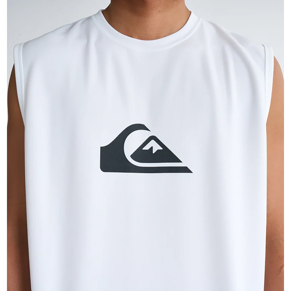 クイックシルバー（Quiksilver）（メンズ）ラッシュガード COMP LOGO SLY サーフTシャツ ラッシュガード ノースリーブ タンクトップ 25SPQLY251020WHT