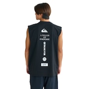 (メンズ)ラッシュガード VERTICAL LOGO ノースリーブシャツ 25SUQLY252017BLK