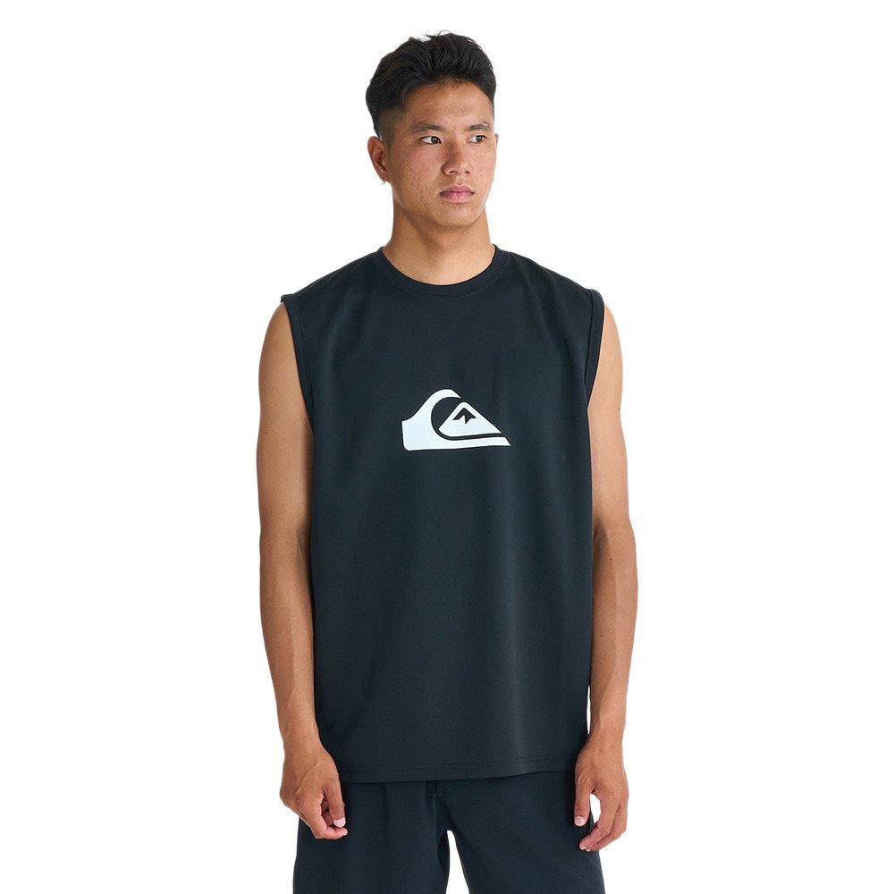 Quiksilver���b�V���K�[�h COMP LOGO �T�[�t�^���N�g�b�v ���� 26SPQLY261025BLK�k�k90
