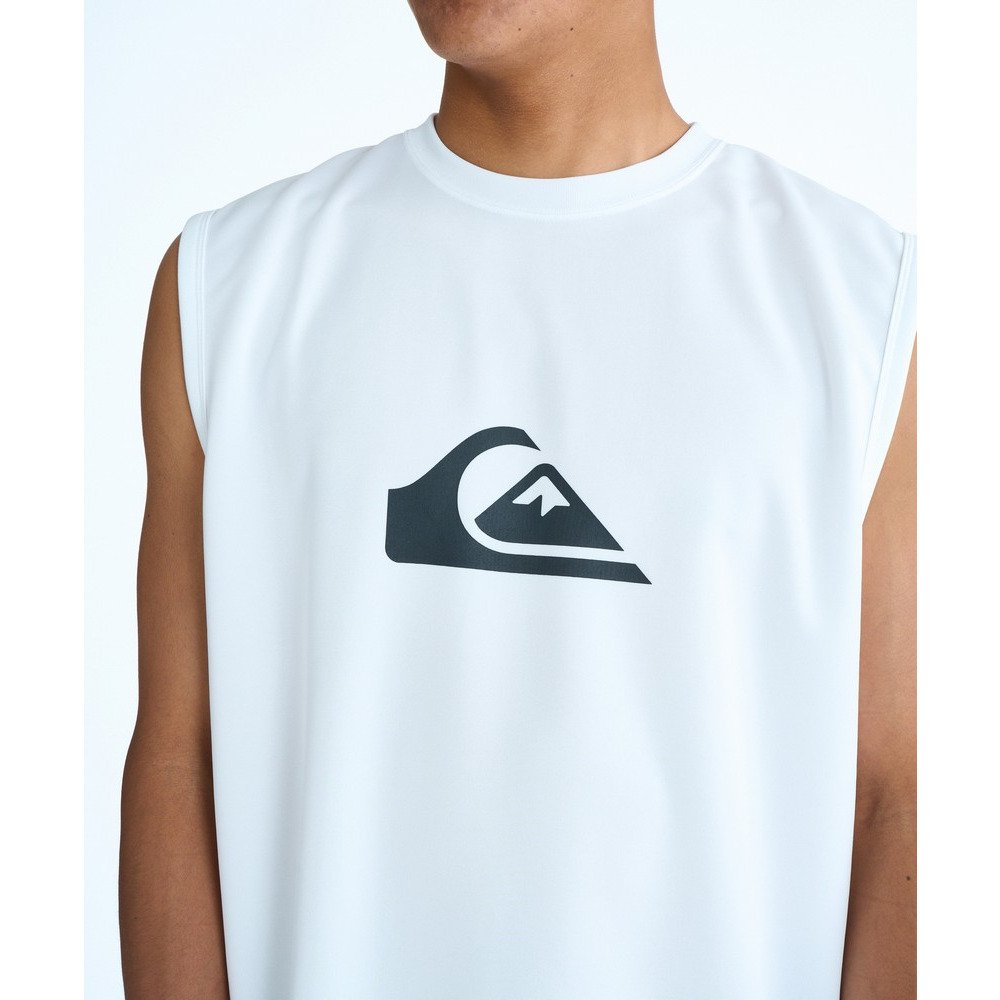 クイックシルバー（Quiksilver）（メンズ）ラッシュガード COMP LOGO サーフタンクトップ 速乾 26SPQLY261025WHT