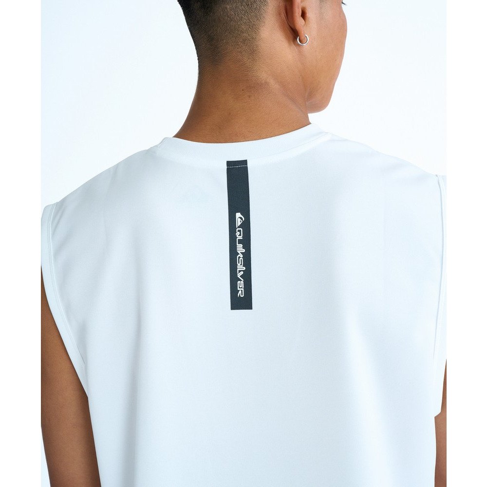 クイックシルバー（Quiksilver）（メンズ）ラッシュガード COMP LOGO サーフタンクトップ 速乾 26SPQLY261025WHT
