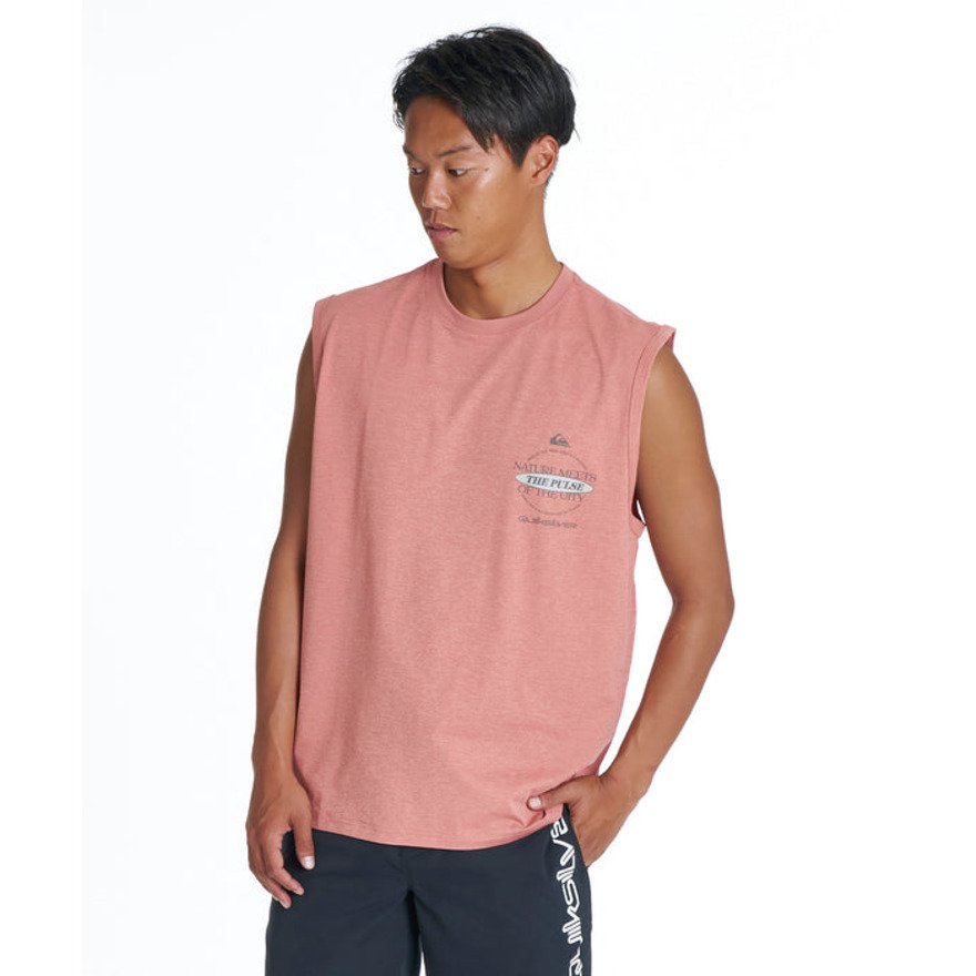 クイックシルバー（Quiksilver）（メンズ）ラッシュガード QS MEETS SLY タンクトップ 速乾 UPF50+ ストレッチ 26SU QLY262020 PNK