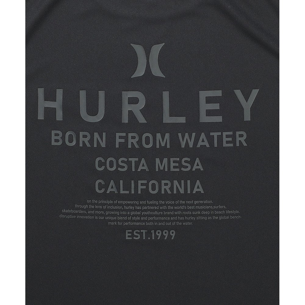 ハーレー（HURLEY）（メンズ）ラッシュガード ラッシュ アーチロゴ スリーブレス MSRG261056 BKBK