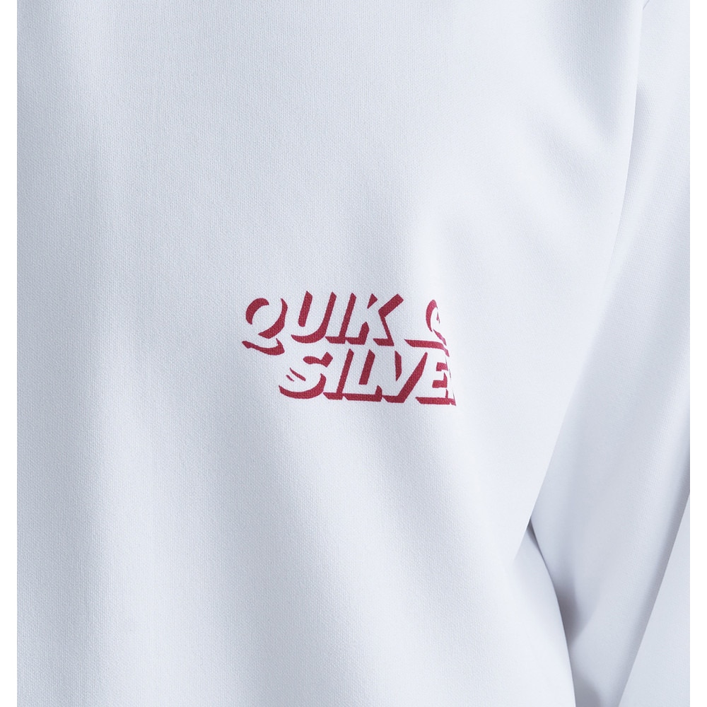 クイックシルバー（Quiksilver）（メンズ）ラッシュガード 長袖 ロンT UVカット SHADOW KNOCK 24SP QLY241034 WHT