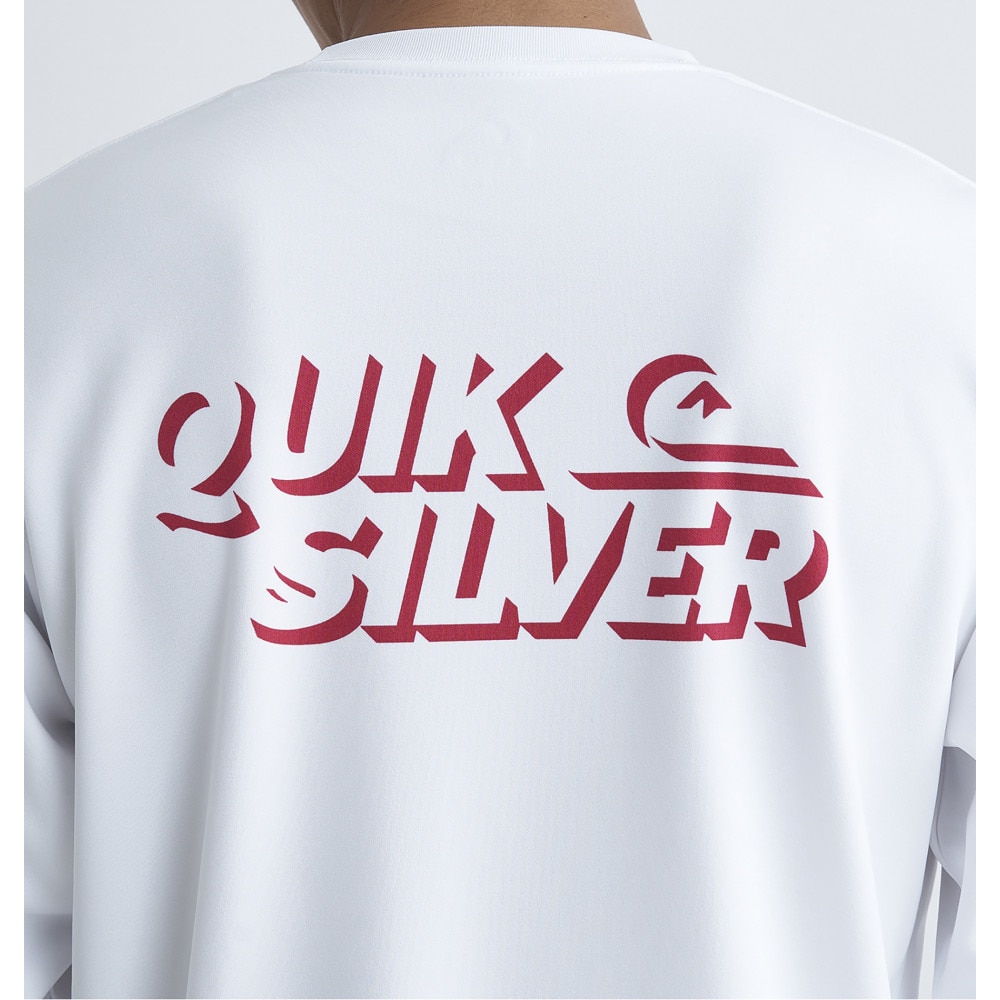 クイックシルバー（Quiksilver）（メンズ）ラッシュガード 長袖 ロンT UVカット SHADOW KNOCK 24SP QLY241034 WHT