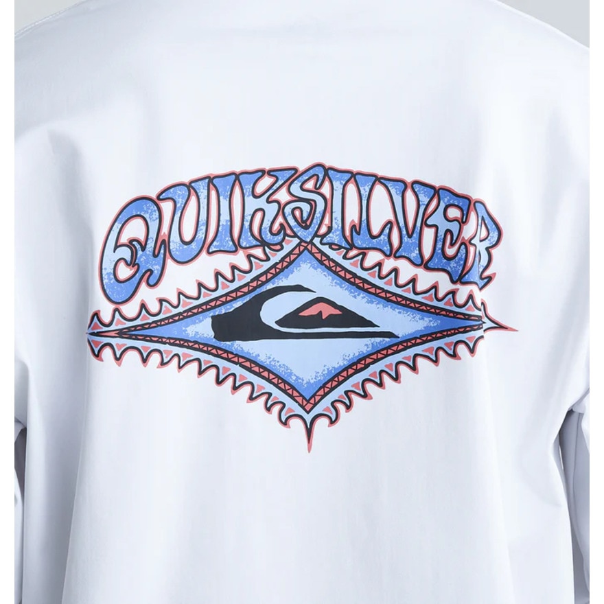 クイックシルバー（Quiksilver）（メンズ）ラッシュガード 長袖 ロングスリーブ UVカット UPF50+ 速乾 VD OUT OF SIGHT SS 24SUQLY242033WHT