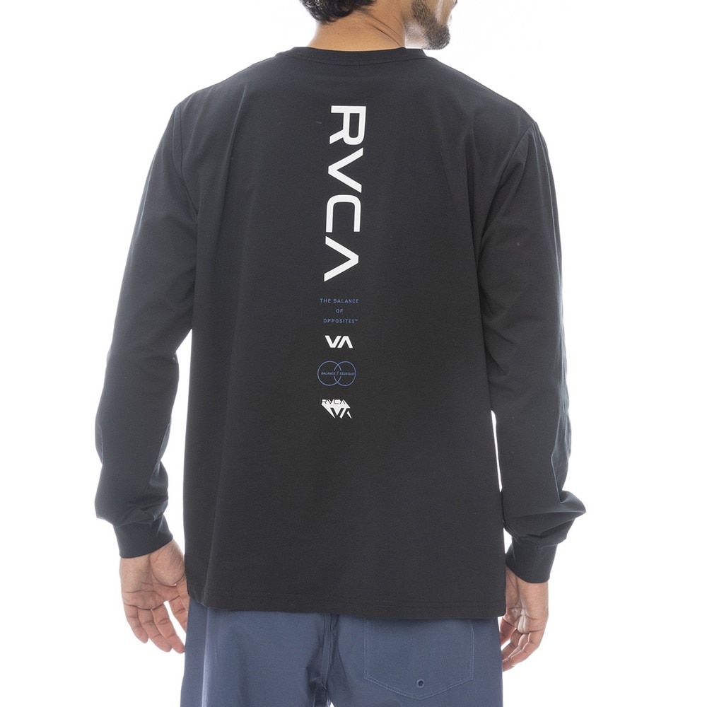 ルーカ（RVCA）（メンズ）ラッシュガード 長袖 ESCAPE SFLT BF041876 BLK