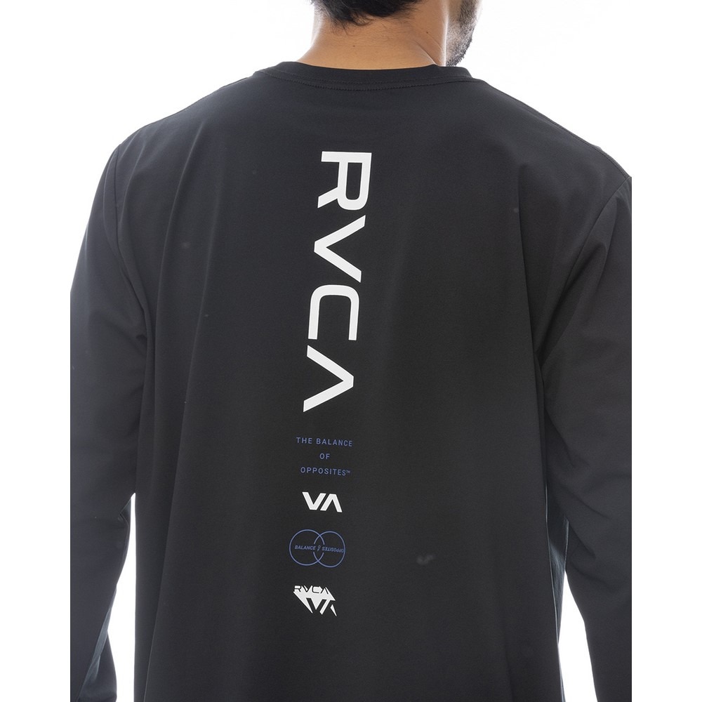 ルーカ（RVCA）（メンズ）ラッシュガード 長袖 ESCAPE SFLT BF041876 BLK