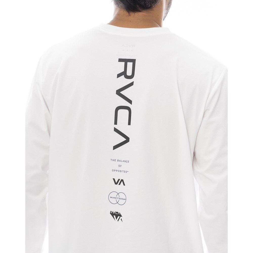 ルーカ（RVCA）（メンズ）ラッシュガード 長袖 ESCAPE SFLT BF041876 WHT