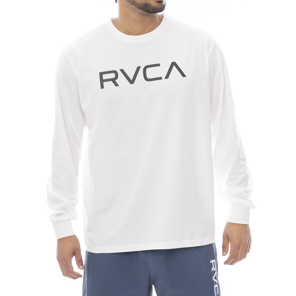 ルーカ（RVCA）（メンズ）ラッシュガード 長袖 ESCAPE SFLT BF041876 WHT