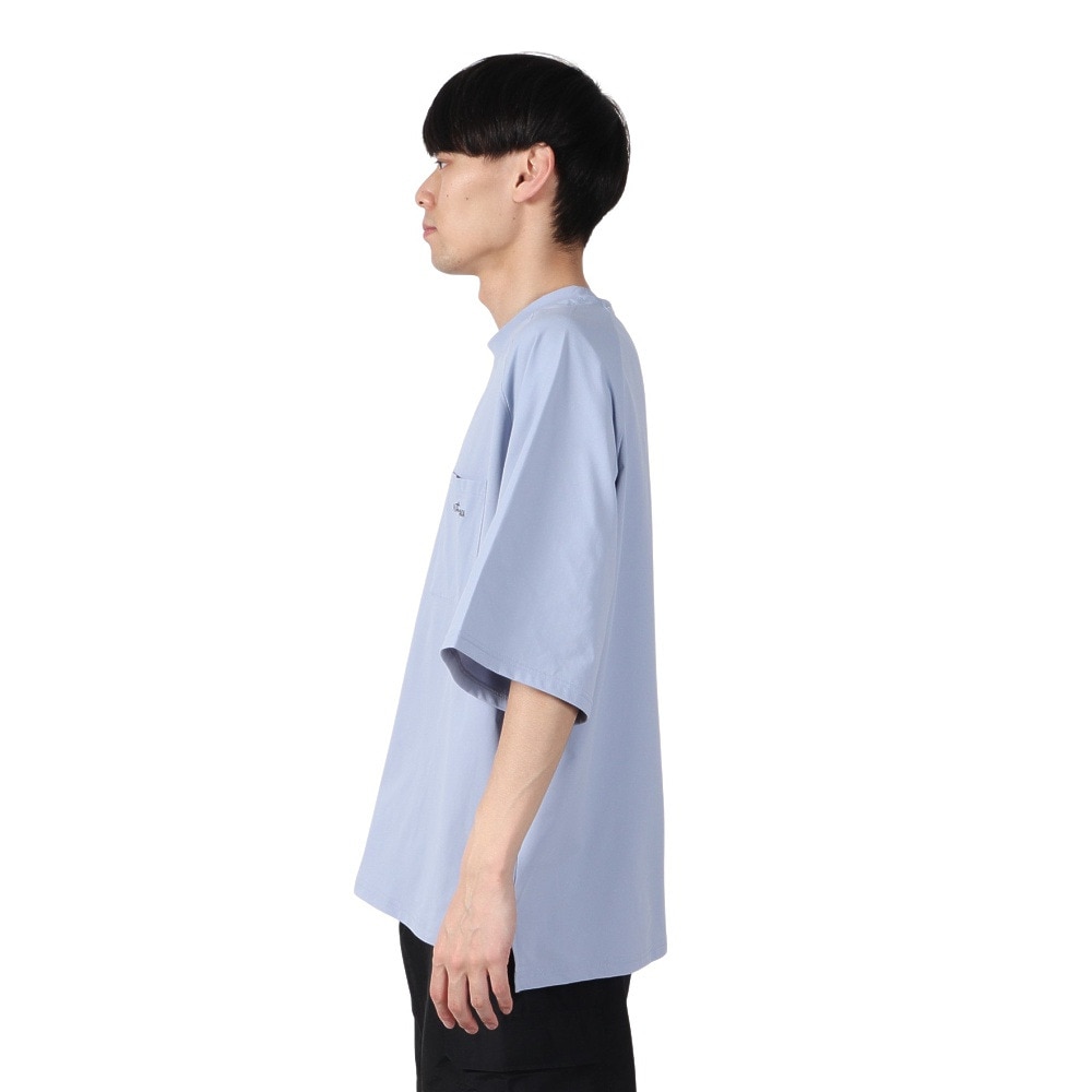 アクア（AQA）（メンズ）ラッシュガード 半袖 遮熱ラッシュ Tシャツ LLサイズ KW-4658 BU LL