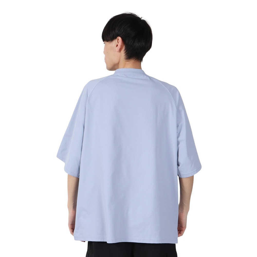 アクア（AQA）（メンズ）ラッシュガード 半袖 遮熱ラッシュ Tシャツ LLサイズ KW-4658 BU LL