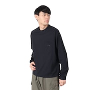 (メンズ)遮熱長袖ラッシュ Tシャツ KW-4683 BK