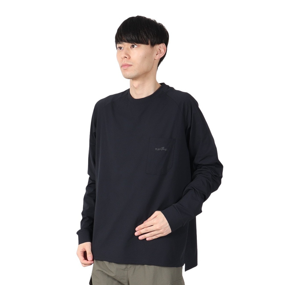 アクア（AQA）（メンズ）遮熱長袖ラッシュ Tシャツ LLサイズ KW-4683 BK LL