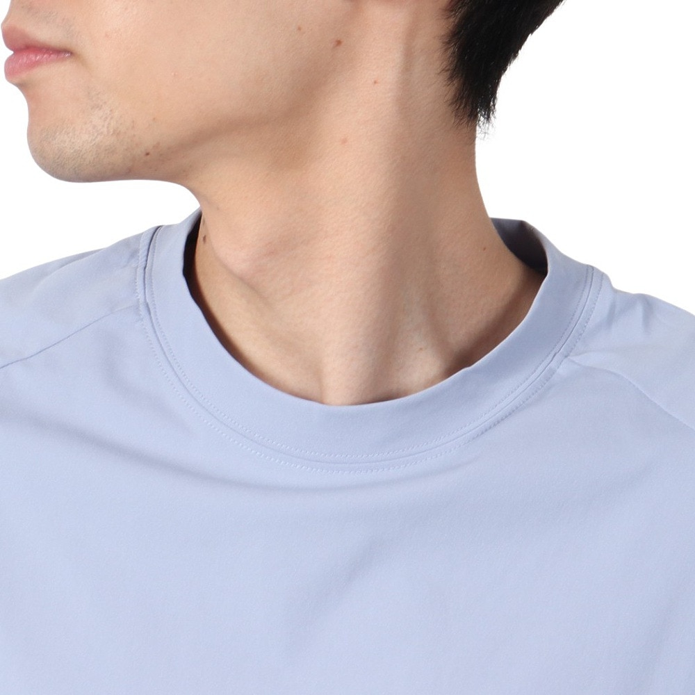 アクア（AQA）（メンズ）遮熱長袖ラッシュ Tシャツ Lサイズ KW-4683 BU L