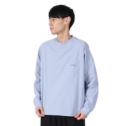 (メンズ)遮熱長袖ラッシュ Tシャツ KW-4683 BU