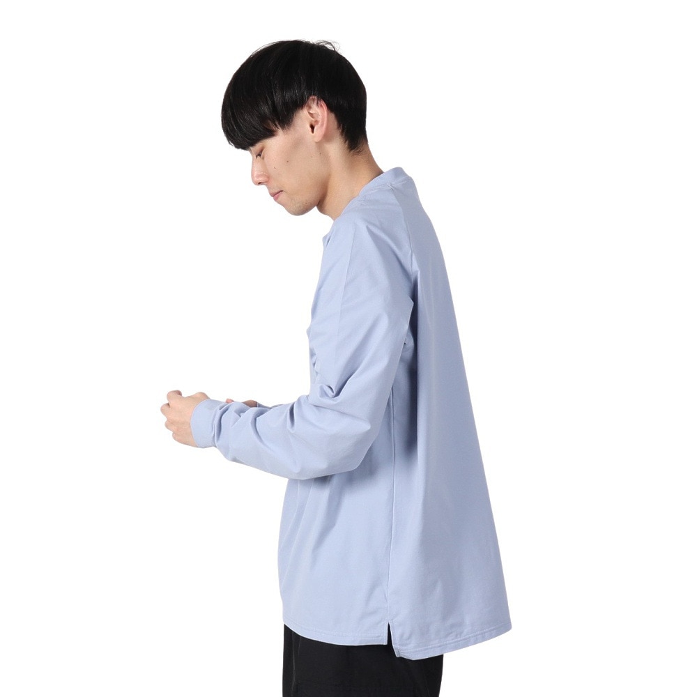 アクア（AQA）（メンズ）遮熱長袖ラッシュ Tシャツ LLサイズ KW-4683 BU LL