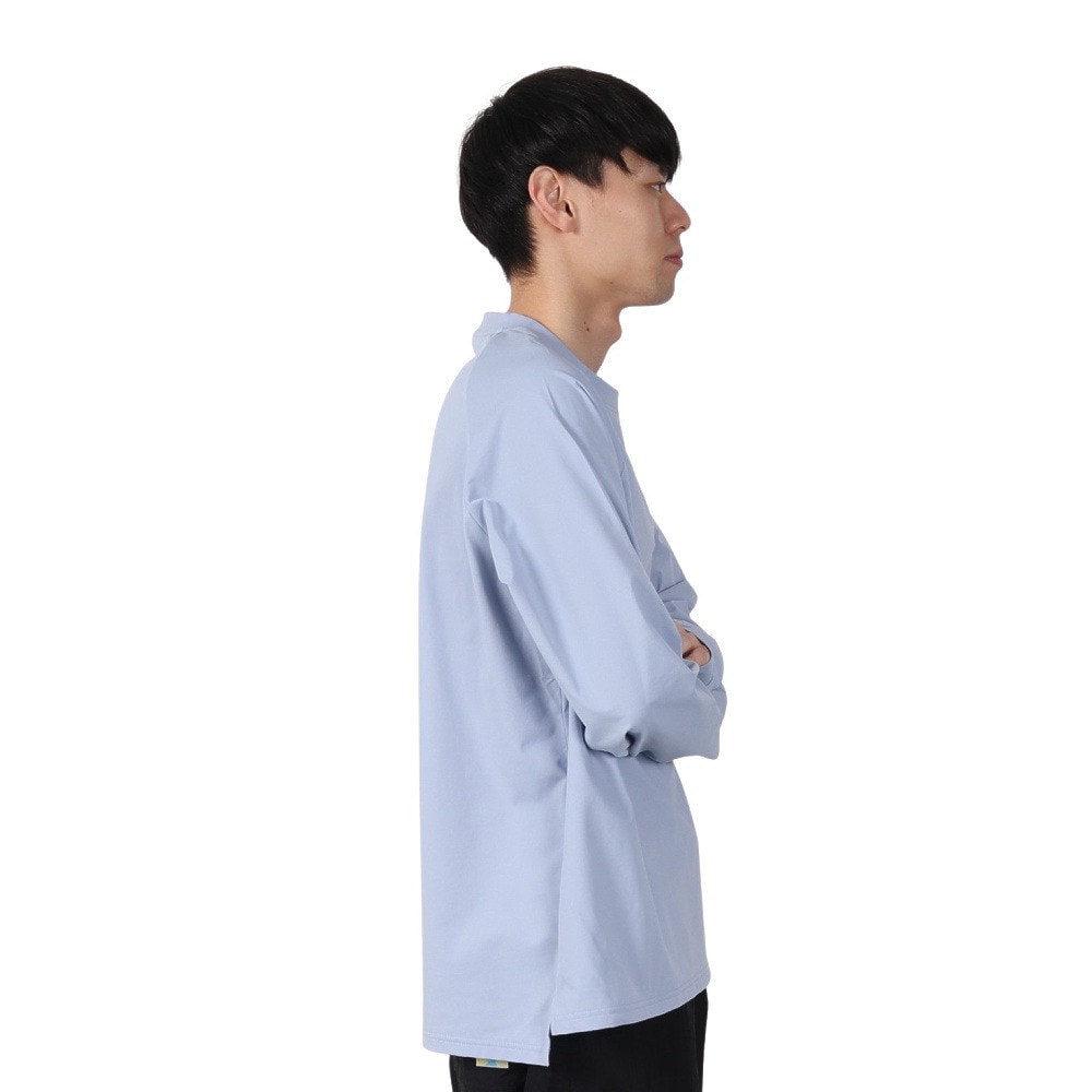 アクア（AQA）（メンズ）遮熱長袖ラッシュ Tシャツ LLサイズ KW-4683 BU LL