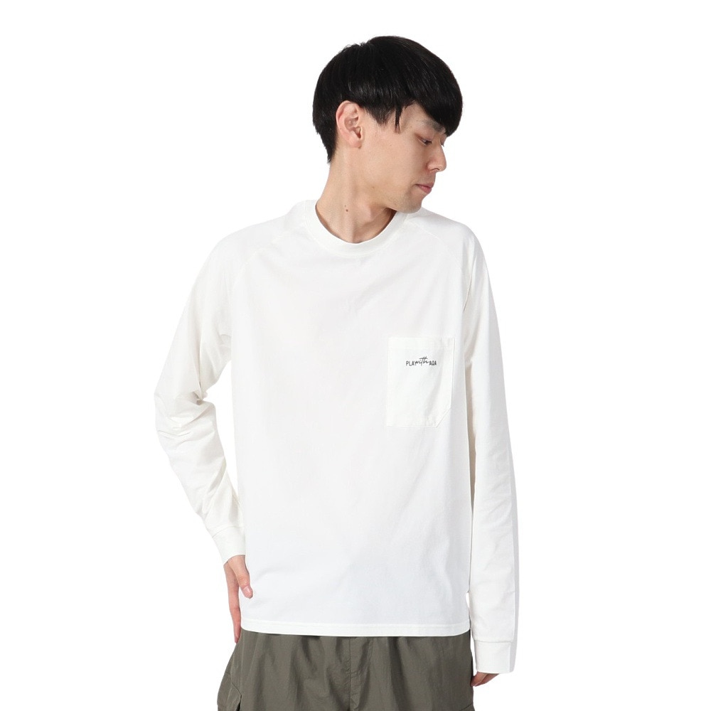 アクア（AQA）（メンズ）遮熱長袖ラッシュ Tシャツ Lサイズ KW-4683 OF L
