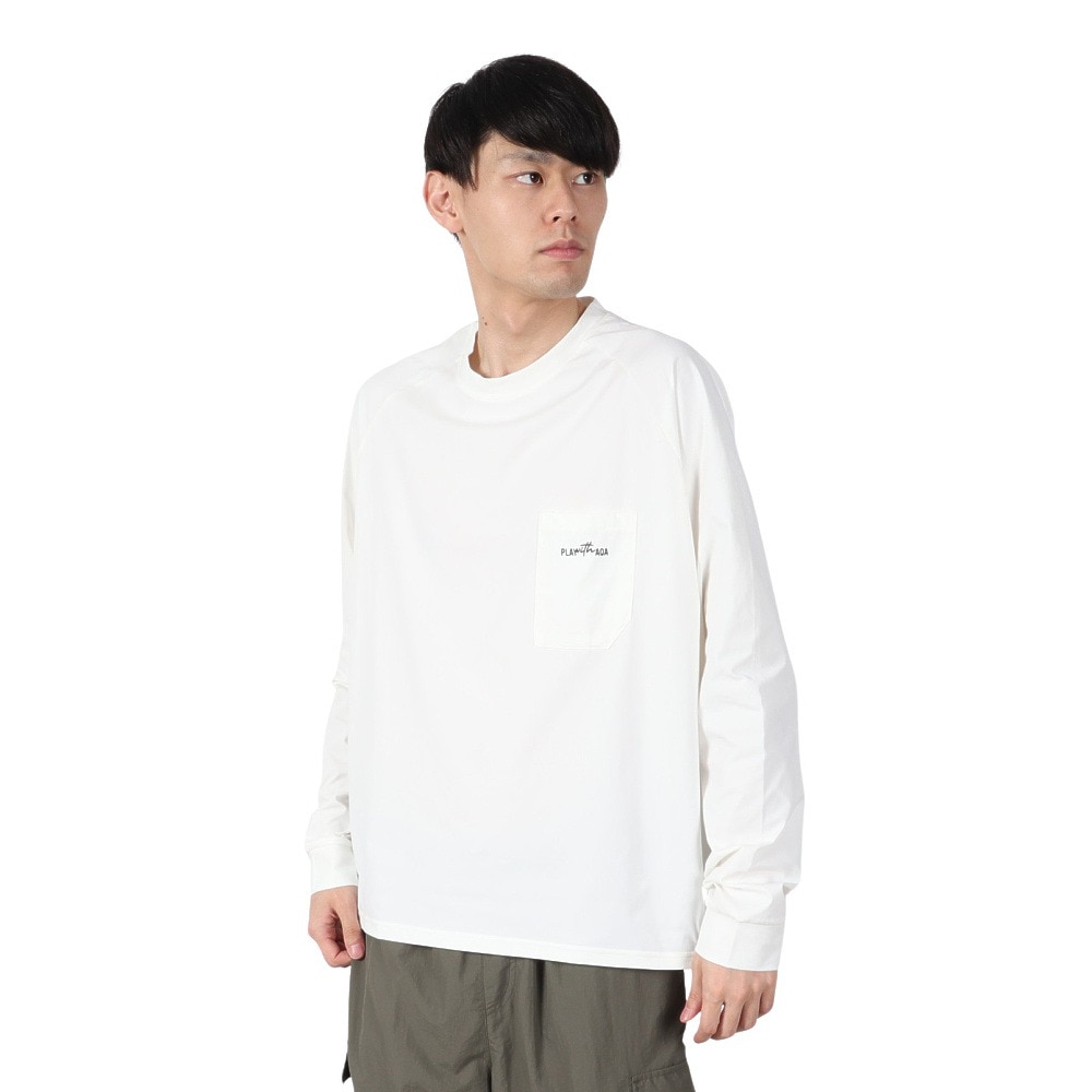 アクア（AQA）（メンズ）遮熱長袖ラッシュ Tシャツ Mサイズ KW-4683 OF M