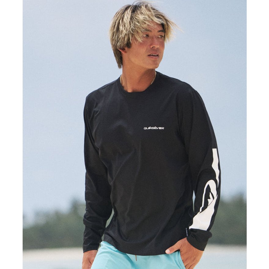 クイックシルバー（Quiksilver）（メンズ）ラッシュガード HOLMES 長袖サーフTシャツ 26SPQLY261014BLK1