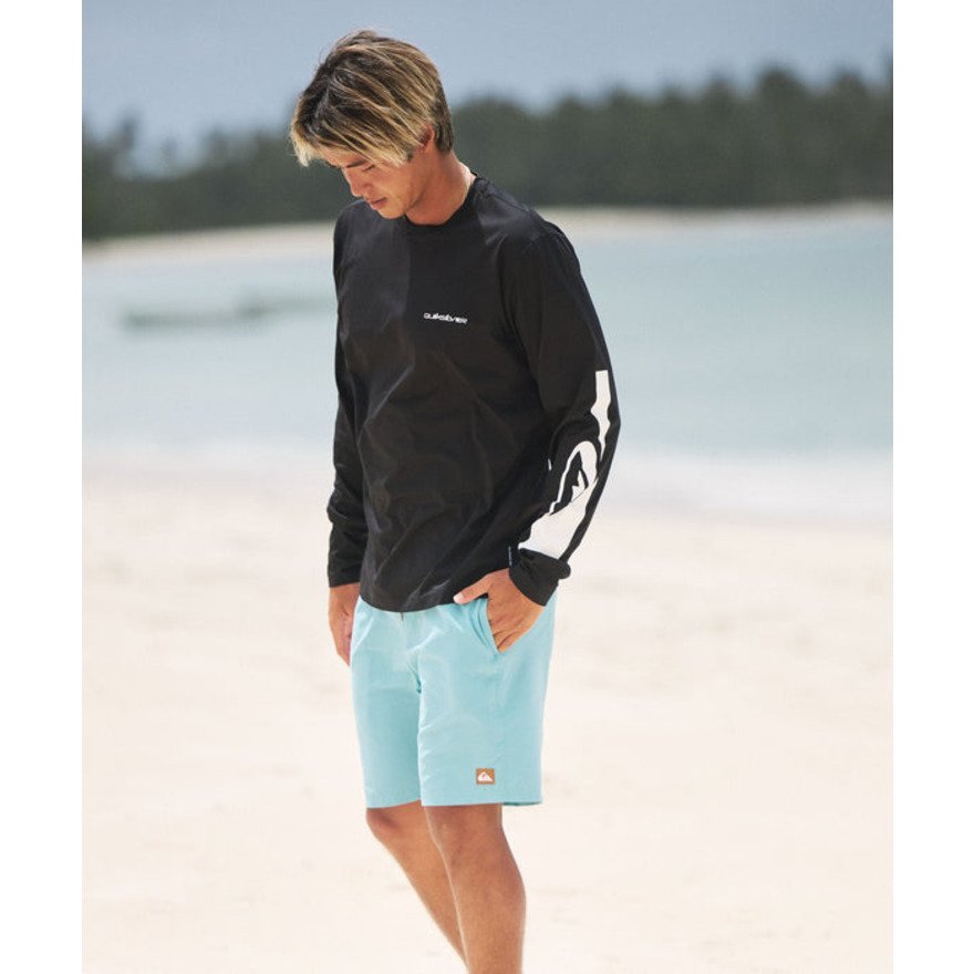 クイックシルバー（Quiksilver）（メンズ）ラッシュガード HOLMES 長袖サーフTシャツ 26SPQLY261014BLK1