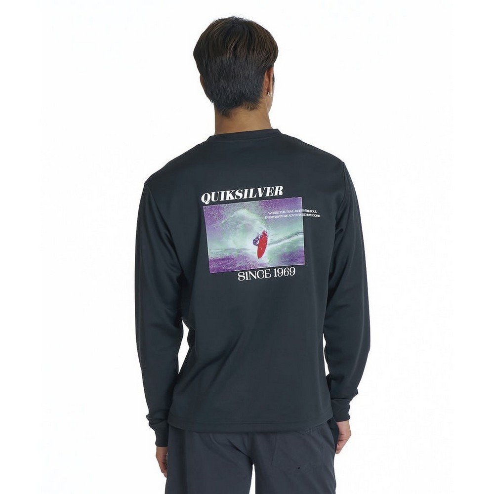 クイックシルバー（Quiksilver）（メンズ）ラッシュガード RED SHOOTING 長袖Tシャツ 26SU QLY262002 BLK