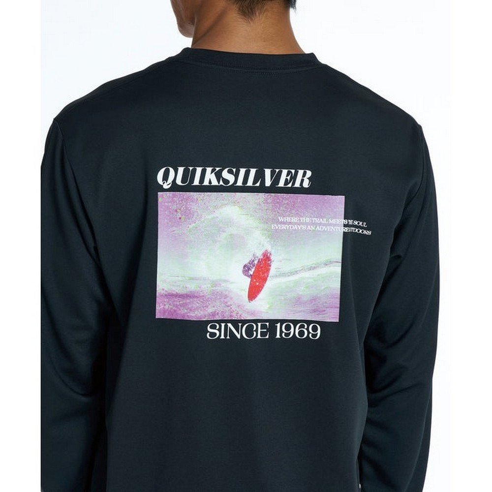クイックシルバー（Quiksilver）（メンズ）ラッシュガード RED SHOOTING 長袖Tシャツ 26SU QLY262002 BLK