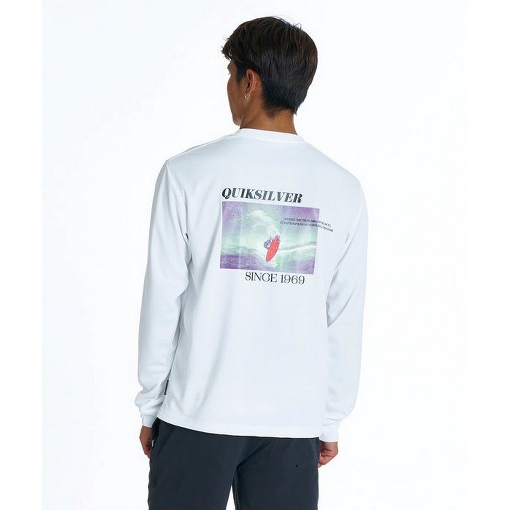 クイックシルバー（Quiksilver）（メンズ）ラッシュガード RED SHOOTING 長袖Tシャツ 26SU QLY262002 WHT