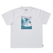 ビラボン（BILLABONG）（メンズ）SOFTTY ラッシュガード 半袖Tシャツ BB011866 OFW ホワイト 水陸両用 UVカット 紫外線対策 吸汗 速乾