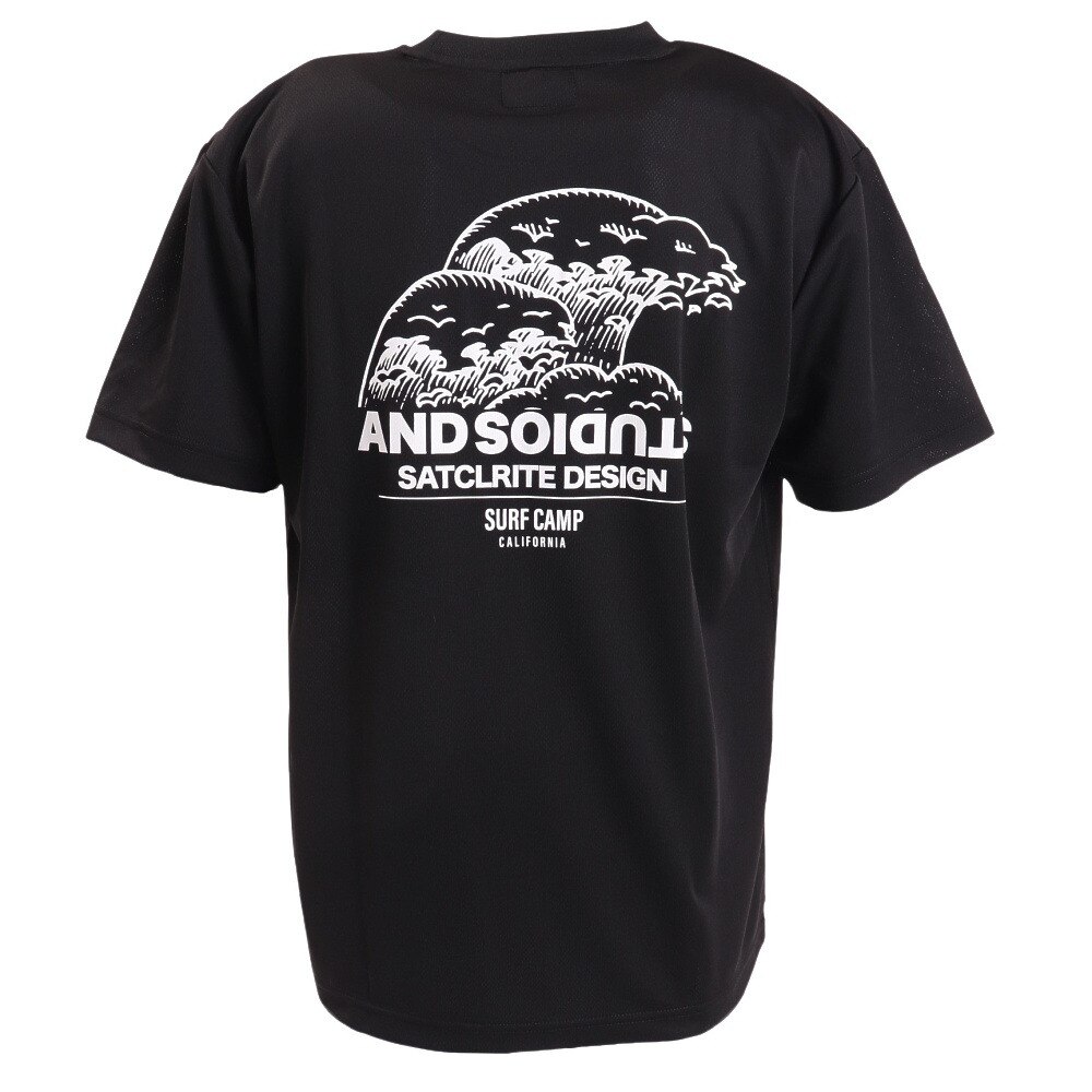 SCOPEDOG236（メンズ）ラッシュガード BEACH CRUISER 半袖Tシャツ ASBCTS1M-BLK