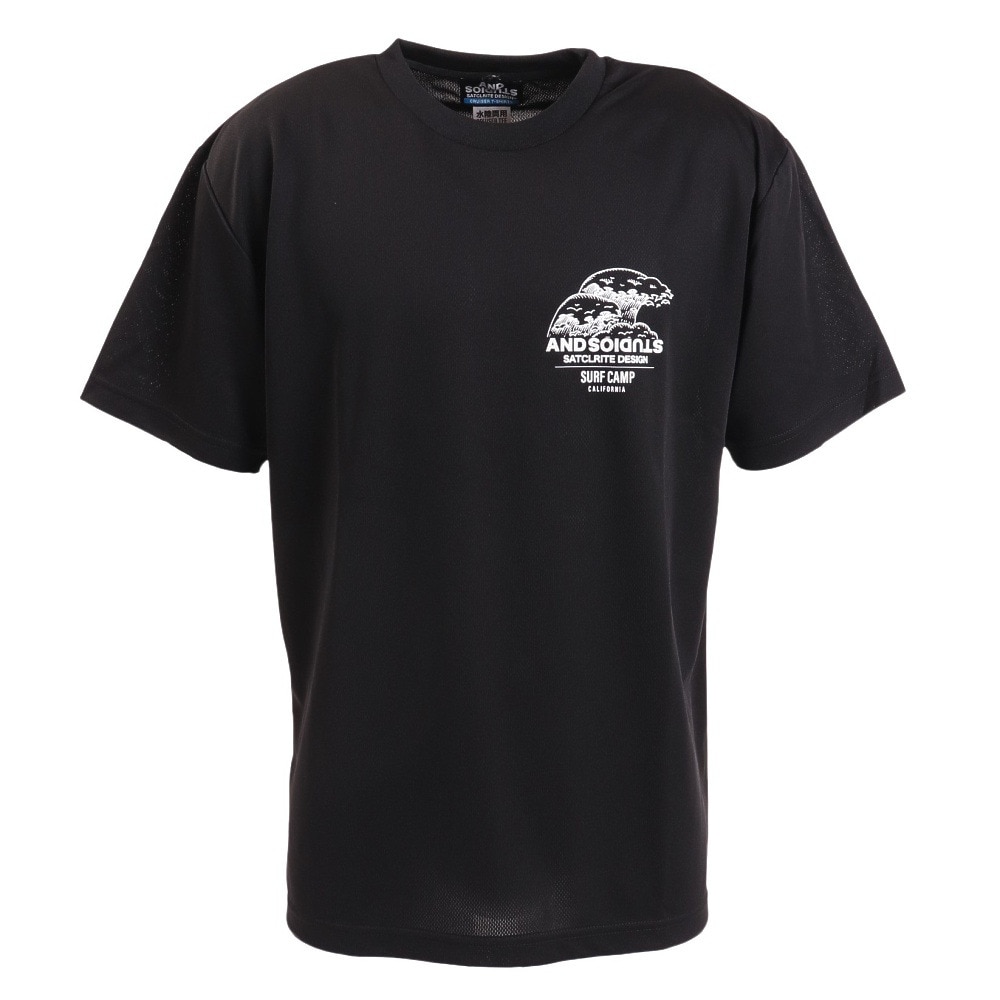 スコープ ドッグ 236（SCOPEDOG236）（メンズ）ラッシュガード BEACH CRUISER 半袖Tシャツ ASBCTS1M-BLK