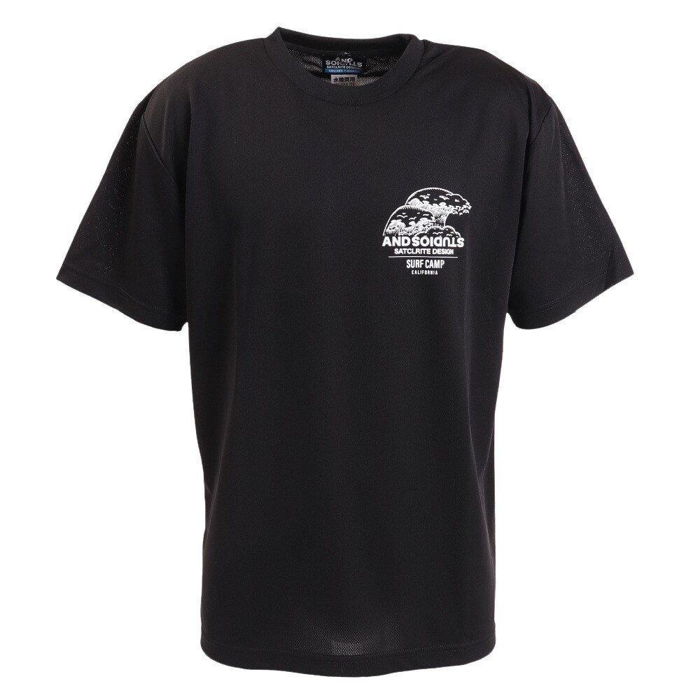 SCOPEDOG236（メンズ）ラッシュガード BEACH CRUISER 半袖Tシャツ ASBCTS1M-BLK