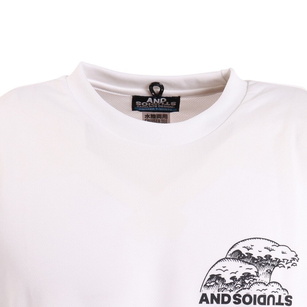 スコープ ドッグ 236（SCOPEDOG236）（メンズ）ラッシュガード BEACH CRUISER 半袖Tシャツ ASBCTS1M-WHT