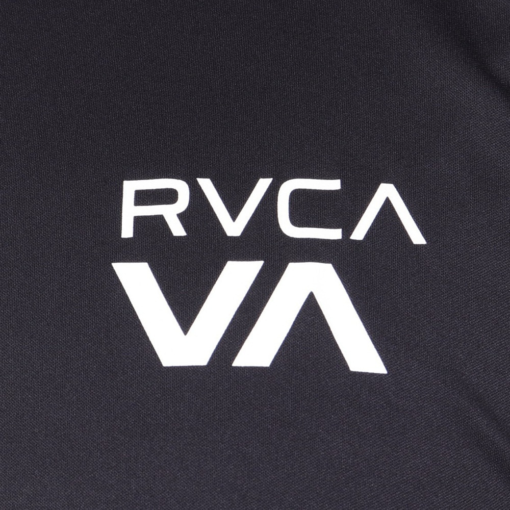 ルーカ（RVCA）（メンズ）ラッシュガード 半袖 Tシャツ 吸汗速乾 UVカット UPF50+ 紫外線対策 アウトドア スポーツ VENT TAPE BD041814 BLK