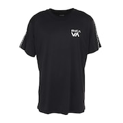 ルーカ（RVCA）（メンズ）ラッシュガード 半袖 Tシャツ 吸汗速乾 UVカット UPF50+ 紫外線対策 アウトドア スポーツ VENT TAPE BD041814 BLK