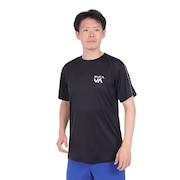 ルーカ（RVCA）（メンズ）ラッシュガード 半袖 Tシャツ 吸汗速乾 UVカット UPF50+ 紫外線対策 アウトドア スポーツ VENT TAPE BD041814 BLK