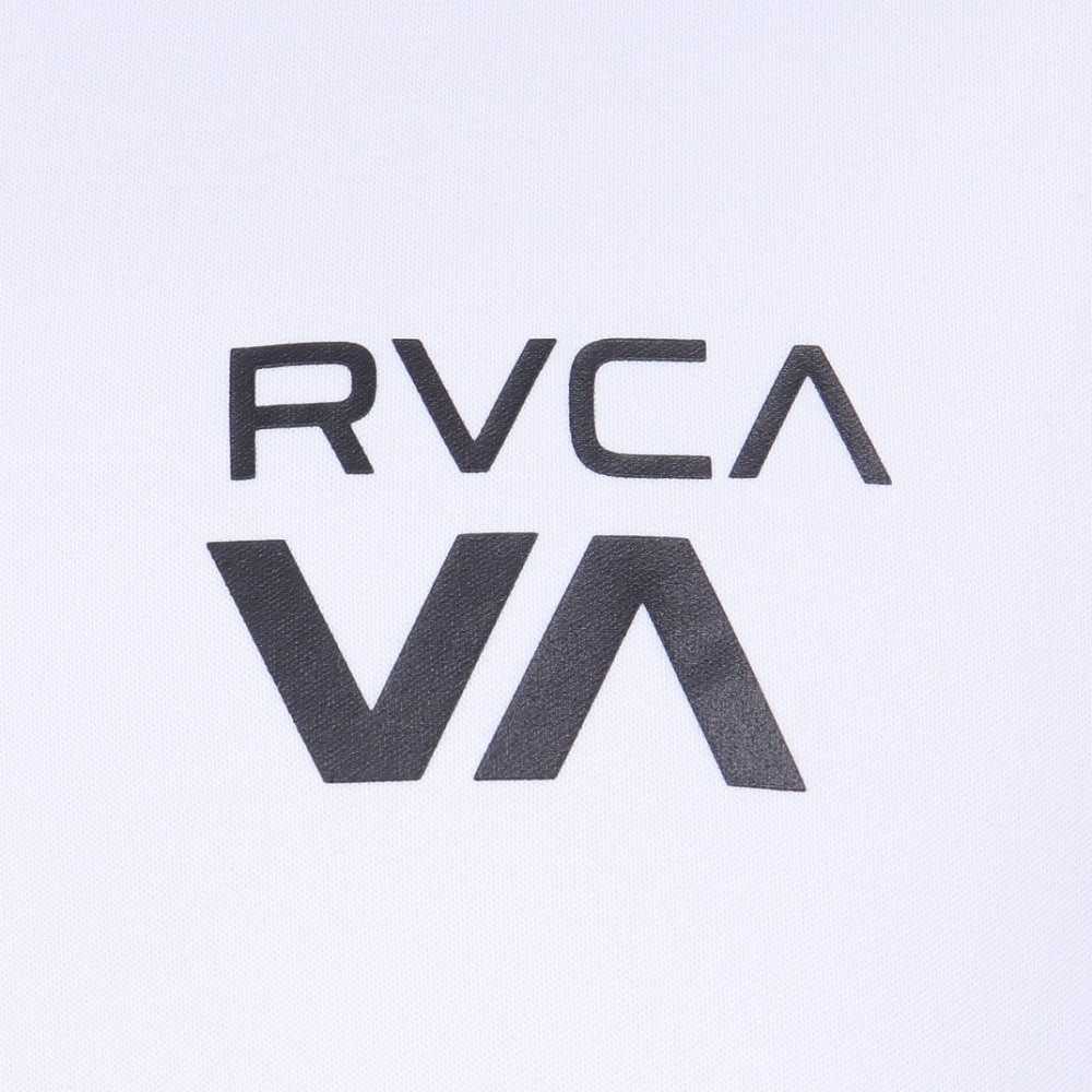 ルーカ（RVCA）（メンズ）ラッシュガード 半袖 Tシャツ 吸汗速乾 UVカット UPF50+ 紫外線対策 アウトドア スポーツ VENT TAPE ST BD041814 WHT