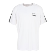 ルーカ（RVCA）（メンズ）ラッシュガード 半袖 Tシャツ 吸汗速乾 UVカット UPF50+ 紫外線対策 アウトドア スポーツ VENT TAPE ST BD041814 WHT