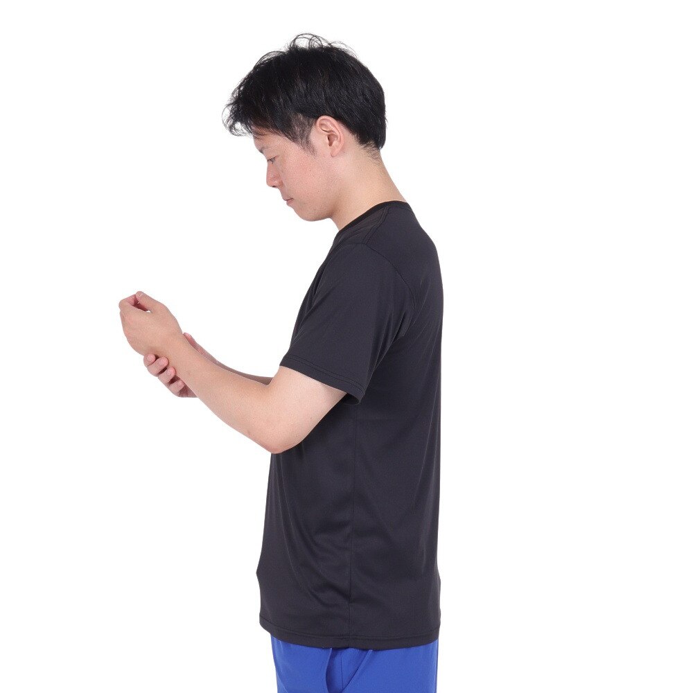 ルーカ（RVCA）（メンズ）ラッシュガード 半袖 Tシャツ 吸汗速乾 UVカット UPF50+ 紫外線対策 アウトドア スポーツ ISLAND RADIO ST BD041815 BLK