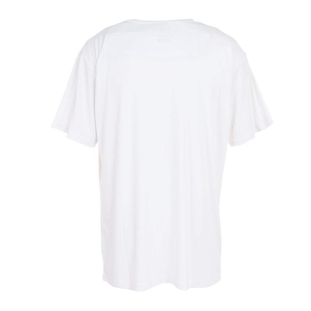ルーカ（RVCA）（メンズ）ラッシュガード 半袖 Tシャツ 吸汗速乾 UVカット UPF50+ 紫外線対策 アウトドア スポーツ ISLAND RADIO ST BD041815 WHT