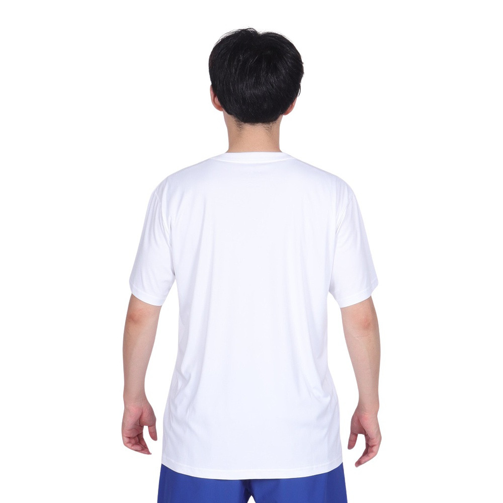 ルーカ（RVCA）（メンズ）ラッシュガード 半袖 Tシャツ 吸汗速乾 UVカット UPF50+ 紫外線対策 アウトドア スポーツ ISLAND RADIO ST BD041815 WHT