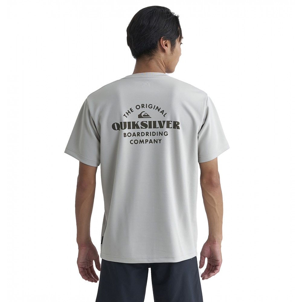 クイックシルバー（Quiksilver）（メンズ）ラッシュガード 半袖 Tシャツ UVカット TRADE SMITH SS 24SP QLY241003 GRY
