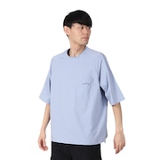 (メンズ)ラッシュガード 半袖 遮熱ラッシュ Tシャツ KW-4658 BU