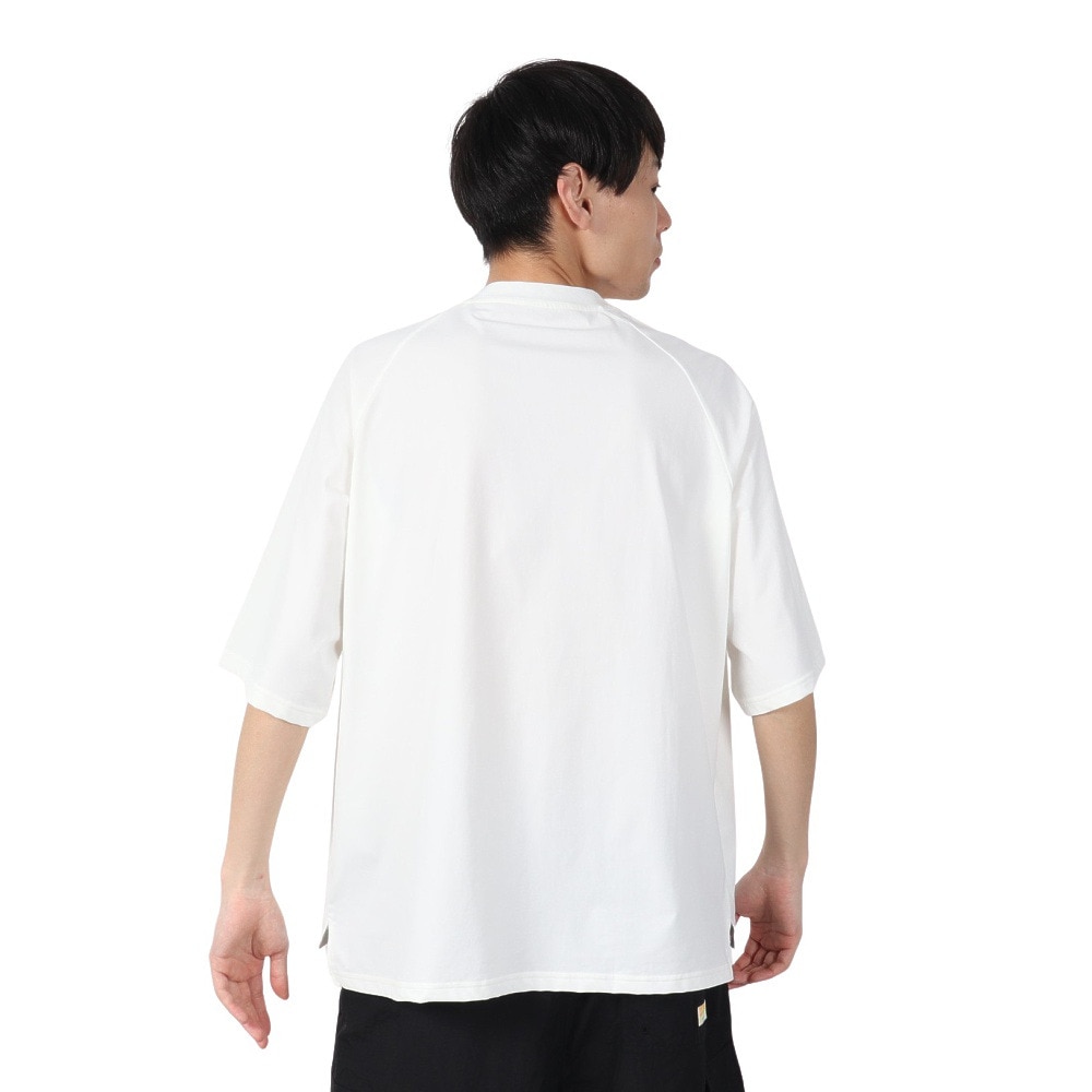 アクア（AQA）（メンズ）ラッシュガード 半袖 遮熱ラッシュ Tシャツ Mサイズ KW-4658 OF M